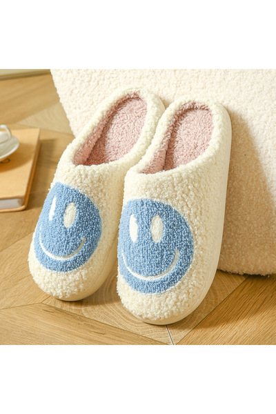 hanzhi Sasaki House Plush Slippers Mushroom Heart Warm Indoor