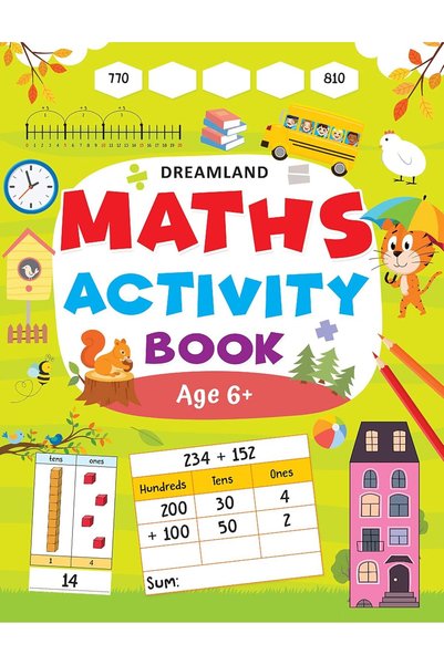 Dreamland Publications Maths Activity Book Age 6+
