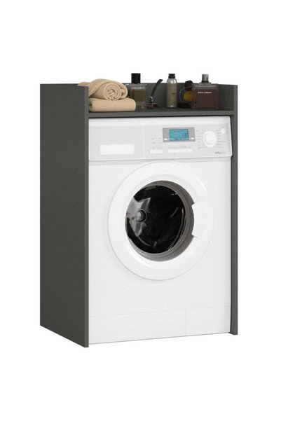 MyOfficeShop Dulap pentru mașina de spălat cu raft, placaj laminat, 64x50x98 ...