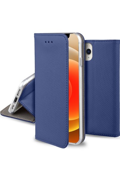 MOOZY Калъф за телефон, Moozy, Flip On, за Apple iPhone 12 Pro Max, тъмно син...