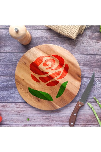 Eni Design A4 Reusable Decorative Stencil - Simple Rose (1343)