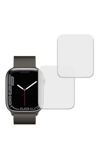 FONIX Set de 2 folii de protecție compatibile cu Apple Watch 7 de 45 mm, Invi...