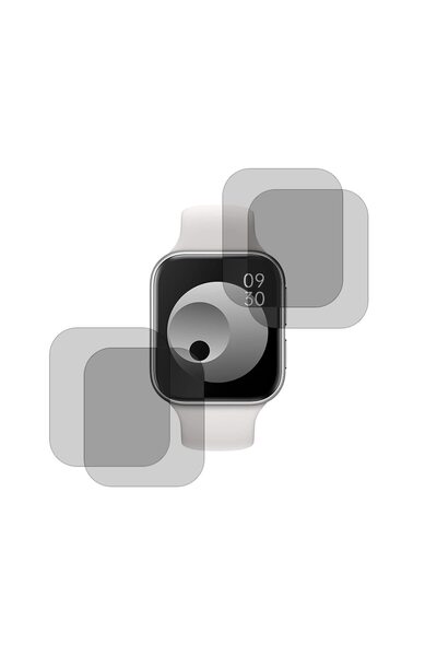 FONIX Σετ 4 προστατευτικών οθόνης συμβατών με το Oppo Watch, InvisiFlex ματ, ...
