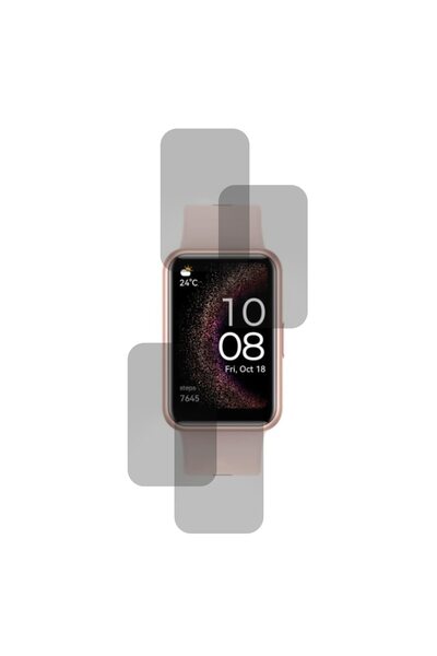 FONIX Σετ 4 προστατευτικών οθόνης συμβατών με το Huawei Watch Fit, ματ Invisi...