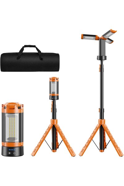 GENERAL Rechargeable LED Emergency Lantern Camping Light 9000Mah with Stand