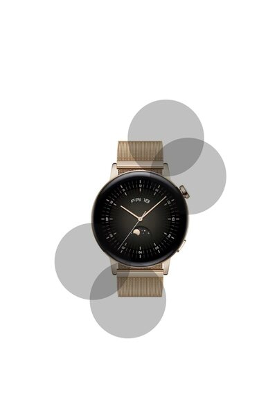 FONIX Σετ 4 προστατευτικών οθόνης συμβατών με το Huawei Watch GT 3 42 mm, Inv...