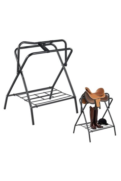 VEVOR Saddle stand, Main material: carbon steel, Type: 2-piece set, Color: ma...