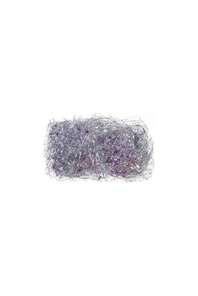 ANTBRO Beteală Decorativă de Crăciun Argintie cu Stele 30g, ANTBRO®