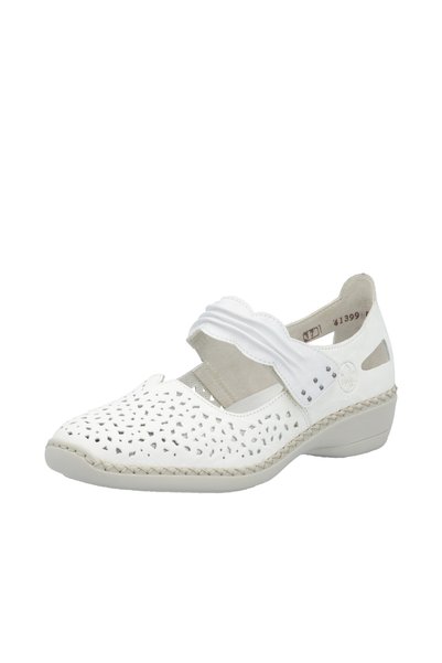 Rieker Pantofi dama perforati 41399 80-alb-39