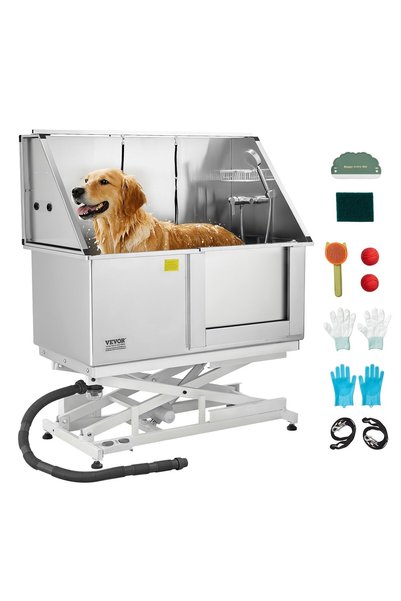 VEVOR Stainless steel dog grooming tub, Maximum load: 150 kg, Main material: ...