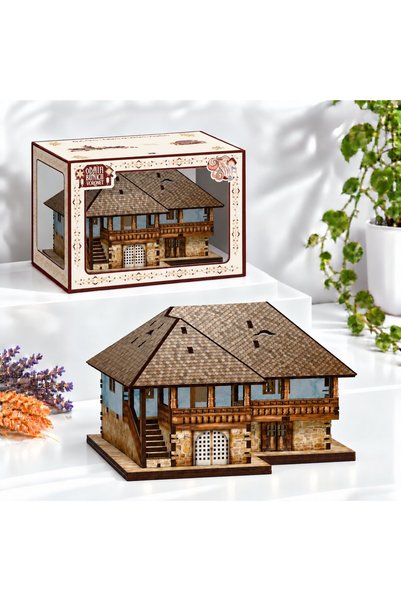 PuzzleCraft Chiojdu Macheta Puzzle 3D Casa - 15cm
