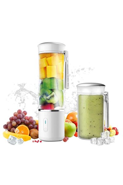 Bukela Portable Blender, 400ml+300ml 2 Cups Personal Size Blender for Shakes ...