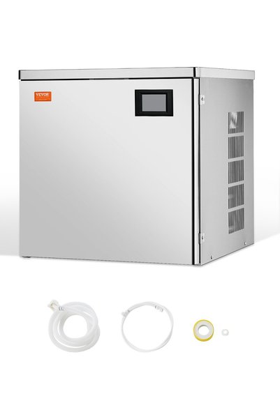 VEVOR Commercial split ice maker, Main material: stainless steel + ON plastic...