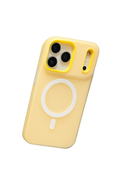 OEM Husă telefon jelly magnetic 2 în 1, pentru Apple iPhone 17 Pro, din PC+TP...