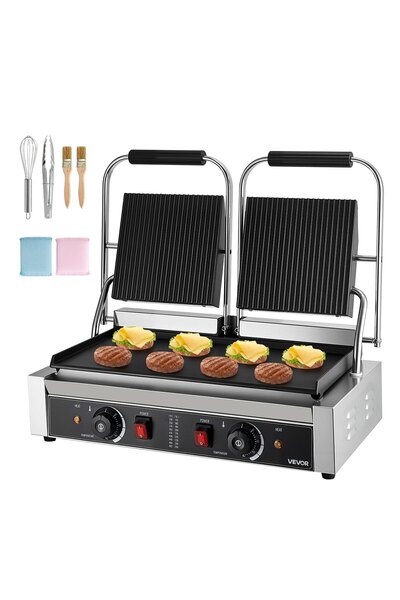 VEVOR Prese pentru panini, Dimensiuni produs: 580 x 415 x 215 mm, Număr model...