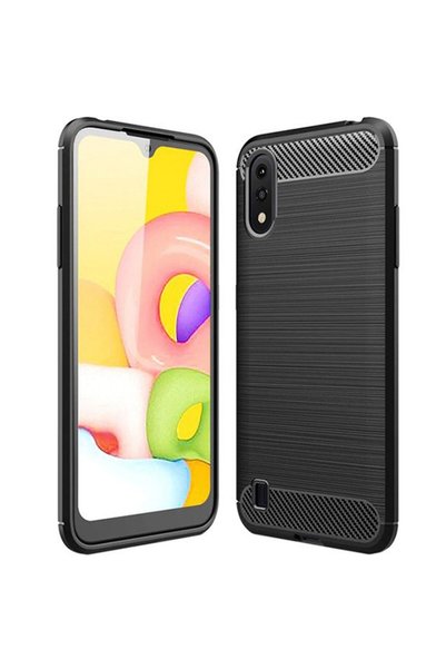 FONIX Supreme Carbon Case compatible with Samsung Galaxy A01, Precise protect...