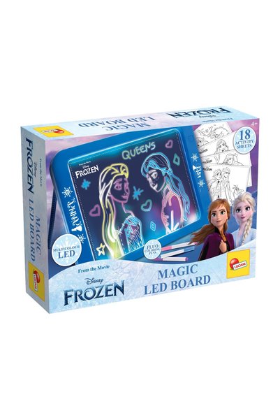 Lisciani Writing and drawing tablet with lights, Lisciani, Frozen
