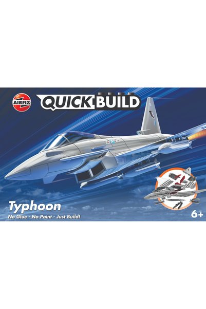 Airfix Construction kit, Airfix, Quickbuild Eurofighter Typhoon, 27 parts