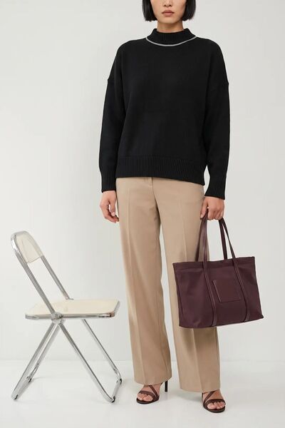 Hiccup MY FASHION Long-Sleeve Crew-Neck Sweater