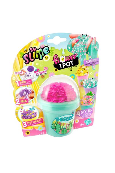 So Slime DIY Комплект за създаване на слайм, So Slime DIY, Flower 1 Pot