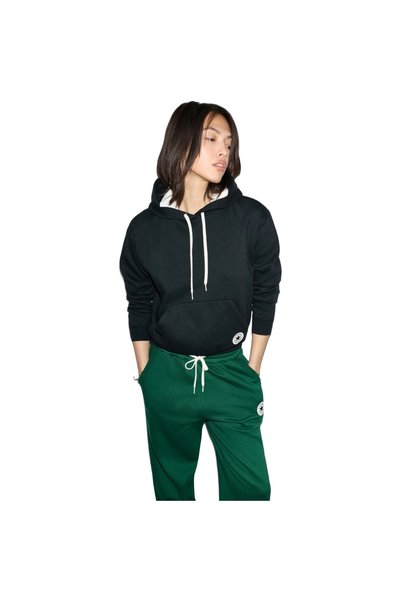 Converse Mikina s kapucňou Hood Chuck Patch, čierna, dámska