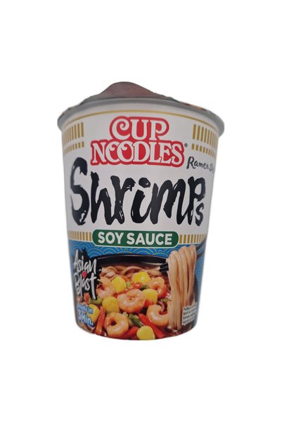 Nissin Supă instant cu tăiței Cup Noodles cu creveți, 6 x 63 g