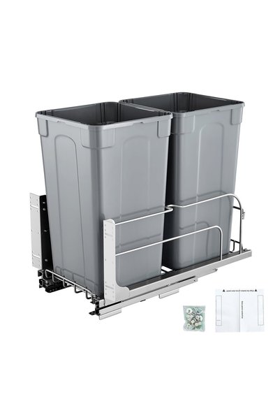 VEVOR Pull out trash can, Load capacity: 30 kg, Product size: 560 x 290 x 485...