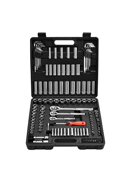 VEVOR Socket set, Product dimensions: 390 x 355 x 88 mm, Material: CR-V alloy...