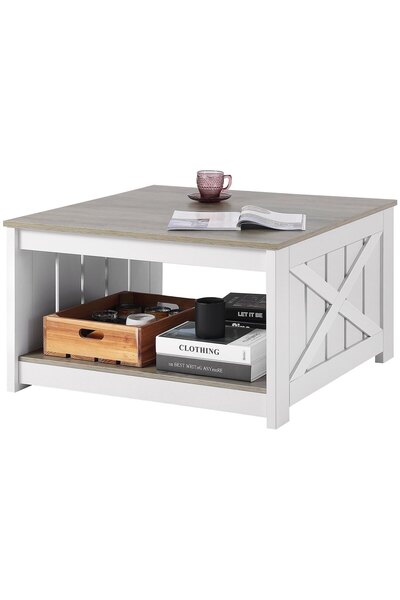 VEVOR Farmhouse coffee table, Load capacity: 81.65 kg, Product dimensions: 80...