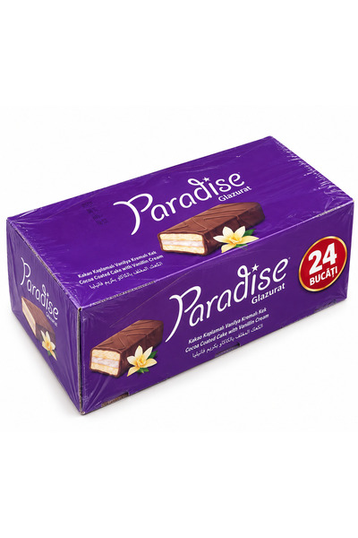 Paradise 24 pcs x 25 g chocolate glazed cookies
