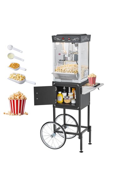 VEVOR Popcorn machine, Voltage: AC120 V 60 Hz (US), AC220-240 V 50 Hz (EU), C...