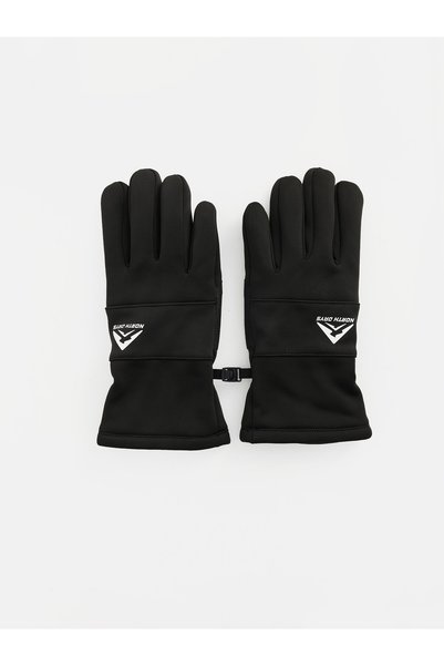 LC Waikiki NEVAVM Farklı من LCW ACCESSORIES قفازات رجالية مطبوعة من قماش الغو...