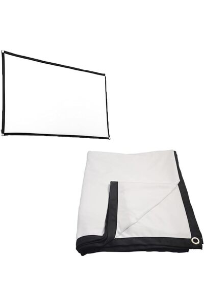 GENERAL Projector Screen Portable Indoor/Outdoor Movie Theater screen 16/9 po...