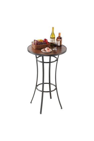 VEVOR Masă de bar pentru exterior, Material: oțel Q195, Culoare: negru, Număr...