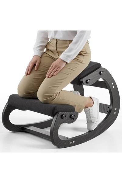 VEVOR Ergonomic kneeling chair, Load capacity: 120 kg, Product dimensions: 82...