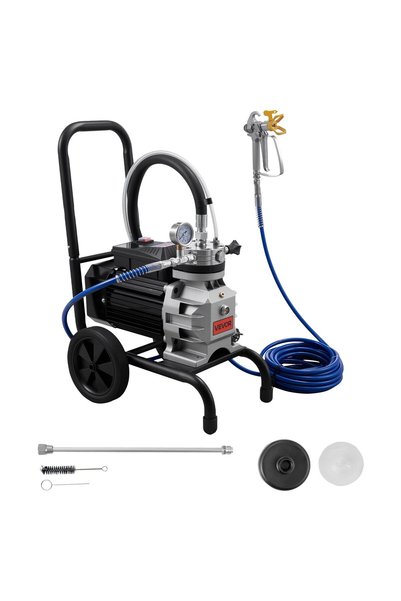 VEVOR Aparat de pulverizare fără aer cu diafragmă, Putere: 1500 W, Debit: 2,5...