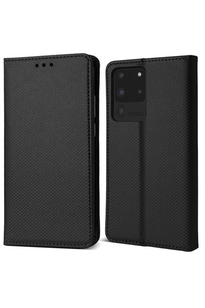MOOZY Калъф за телефон, Moozy, Flip On, за Samsung Galaxy S20 Ultra, черен, о...