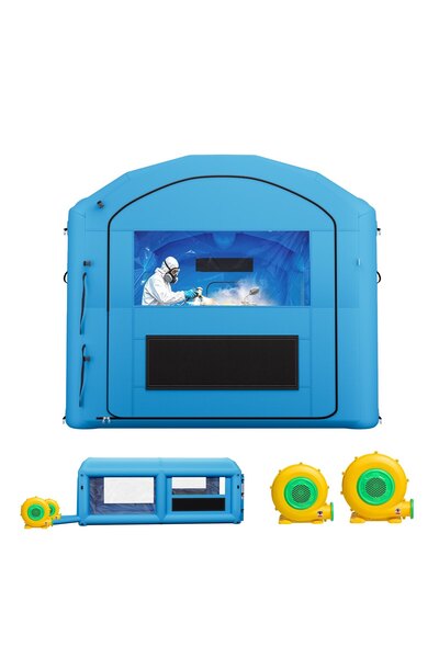 VEVOR Cabina de vopsire gonflabilă, Material principal: țesătură Oxford + mat...