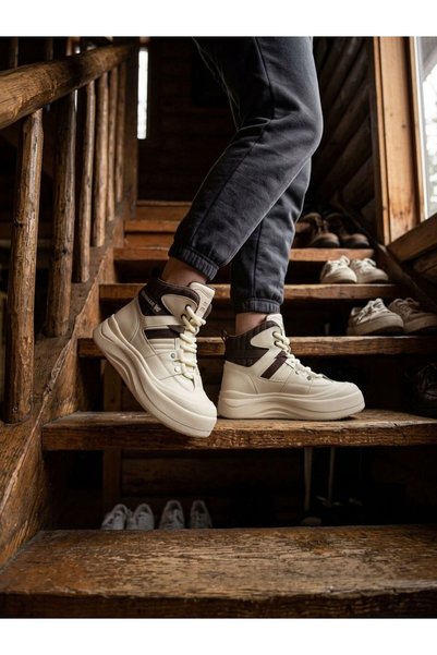 Solly BDLZ-2003 Beige-Brown Fleece-Lined Women's Casual Sports Boots