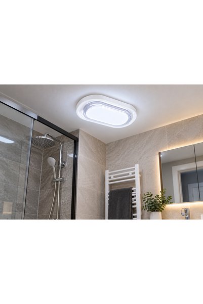 FSL Lampă de tavan LED 22 W, 6500 K, 1980 lm, IP40, albă