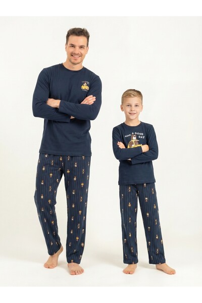 Arnetta Car Printed Father Son Pajama Set, 100% Cotton, Adult and Children's ...