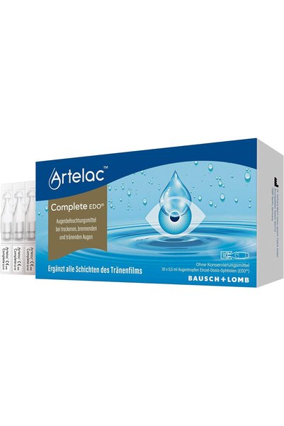 Artelac Complete EDO Augentropfen 30 Piece Single Dose Pipettes