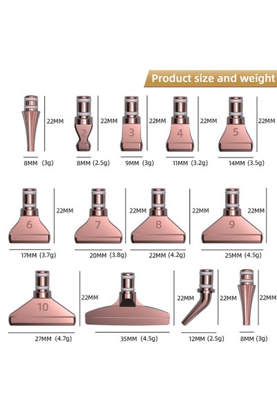 Choice DFE02 Stainless Steel Diamond Painting Tools - Multi Placer Tips Pen N...