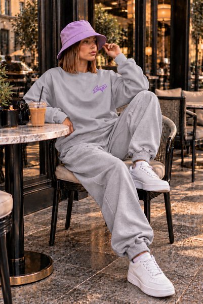 JAWÜ FASHION Swp مجموعة ملابس رياضية "Sweet" الفاخرة بملمس ناعم من الداخل