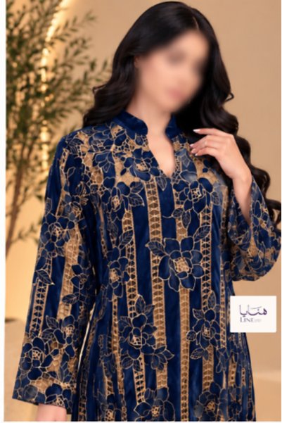 HANAYA LINE Kimono & Kaftan - Dark blue - Floral