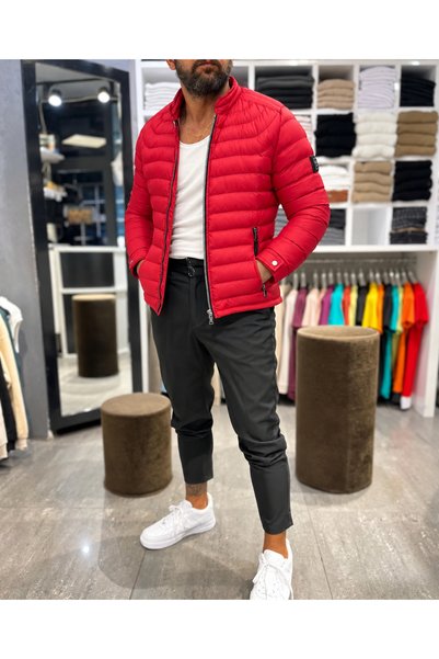 dehaine Men's Jacket URBAN BLAZE, Quilted, with High Collar, Without Hood, Zi...