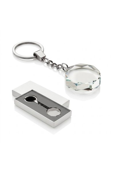JOY CREATIVE Round Keychain trophy keychain, 3 x 3 x 10.3 cm, in gift box, Jo...