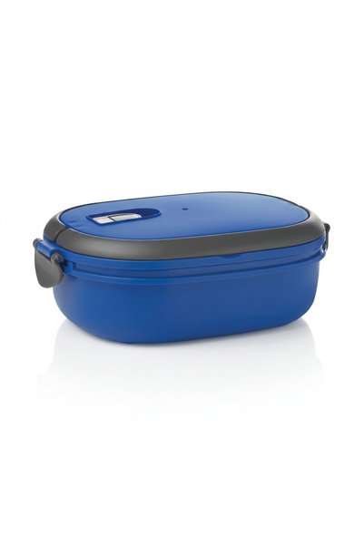 JOY CREATIVE 750 ml PP lunch box with leak-proof lid, Dark blue