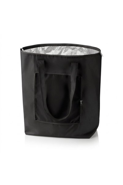 JOY CREATIVE Geanta termoizolanta pliabila pentru cumparaturi, 13 l, Negru