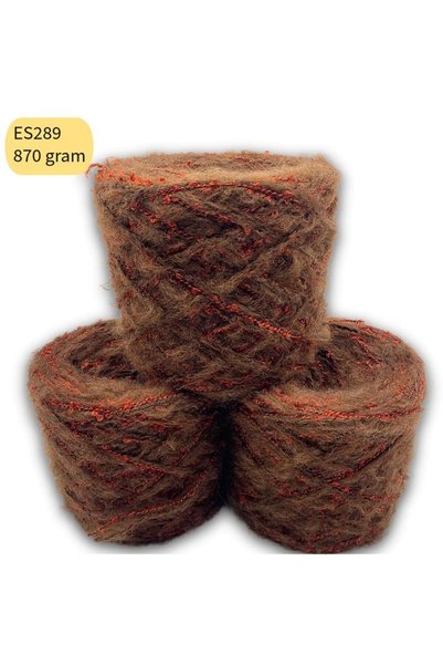 Oxford İplik Hand-Wound Special Blend 870 g, Double-Ply and Thick Angora, Cof...